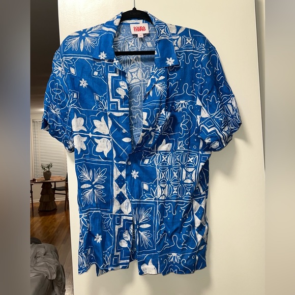 Solid & Striped Oversized Patterned Button Down - Picture 1 of 1